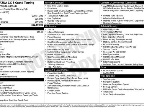 Used 2018 MAZDA CX-5 Grand Touring image 7