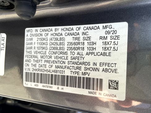 Used 2020 Honda CR-V EX image 21