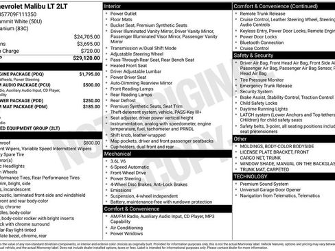 Used 2009 Chevrolet Malibu LT w/ HFV6 Engine Package FWD image 5
