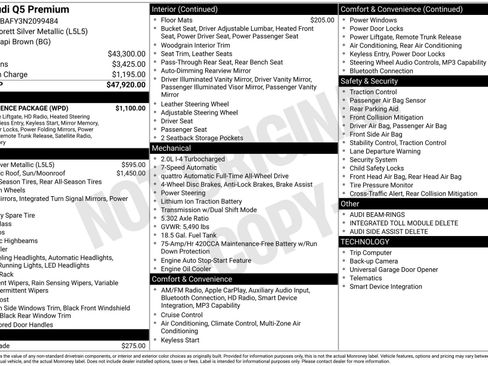 Used 2022 Audi Q5 2.0T Premium w/ Convenience Package image 3