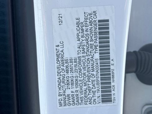 Used 2022 Acura TLX w/ A-SPEC Pkg FWD image 29