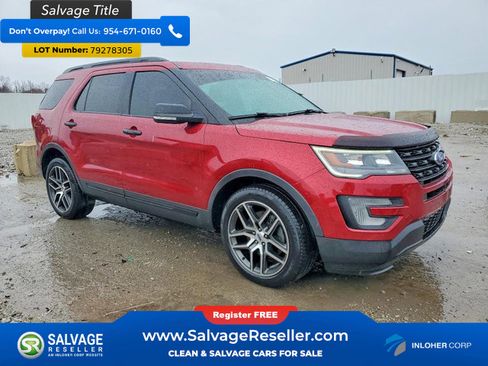 Used 2017 Ford Explorer Sport w/ Equipment Group 401A AWD/4WD image 5