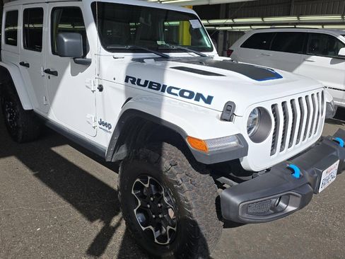 Used 2021 Jeep Wrangler Unlimited Rubicon 4xe w/ Safety Group image 2