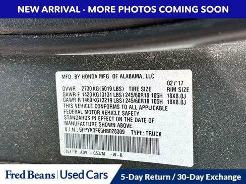 Used 2017 Honda Ridgeline RTL-T image 4