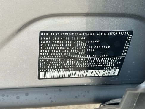New 2025 Volkswagen Tiguan S FWD image 17