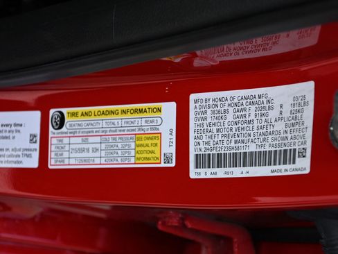 Used 2025 Honda Civic LX image 19