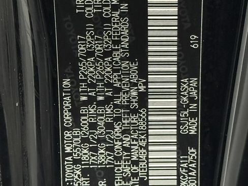 Used 2014 Toyota FJ Cruiser 4WD w/ Upgrade Package image 52