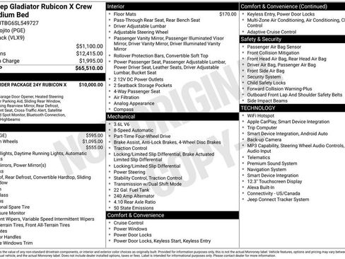 Used 2025 Jeep Gladiator Rubicon AWD/4WD image 33