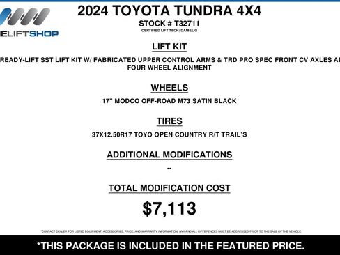 Used 2024 Toyota Tundra Limited AWD/4WD image 2