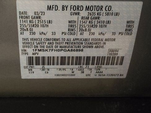 Used 2023 Ford Explorer Limited image 33