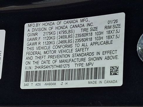 New 2026 Honda CR-V EX-L image 19