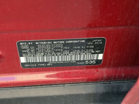 Used 2020 Mitsubishi Eclipse Cross ES FWD image 12