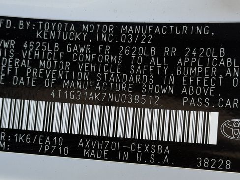 Used 2022 Toyota Camry SE FWD image 29