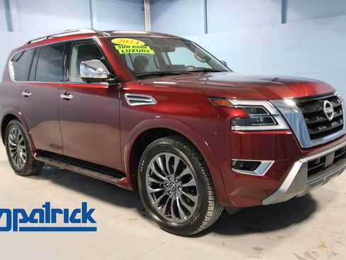 Used 2024 Nissan Armada Platinum w/ Captain's Chairs Package image 1