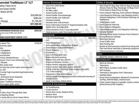 New 2026 Chevrolet TrailBlazer LT w/ Driver Confidence Package FWD image 39