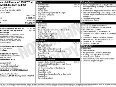 New 2026 Chevrolet Silverado 1500 LT Trail Boss w/ LT Trail Boss Premium Package image 16