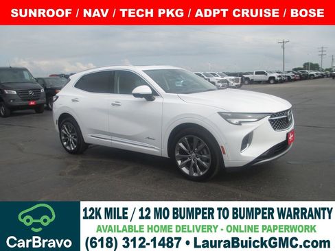 Certified 2022 Buick Envision Avenir w/ Technology Package II FWD image 1