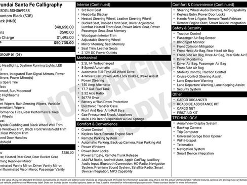 Used 2025 Hyundai Santa Fe Calligraphy image 5