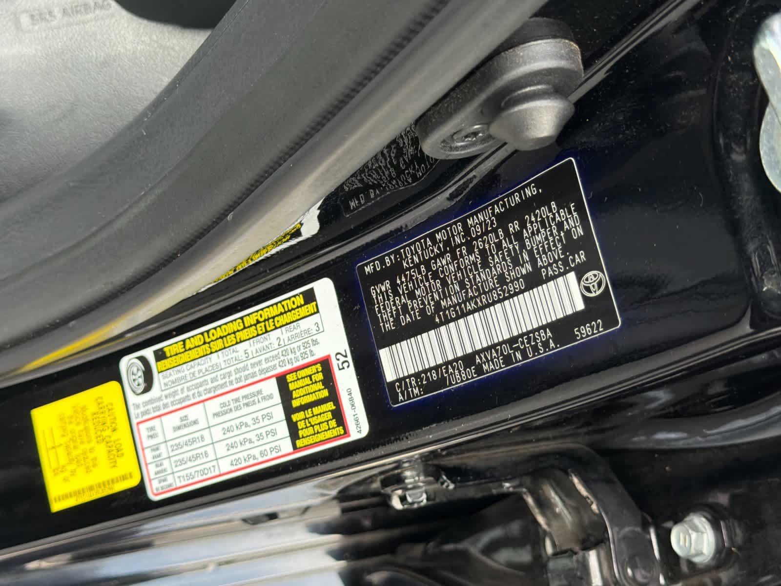 Used 2024 Toyota Camry SE FWD image 30