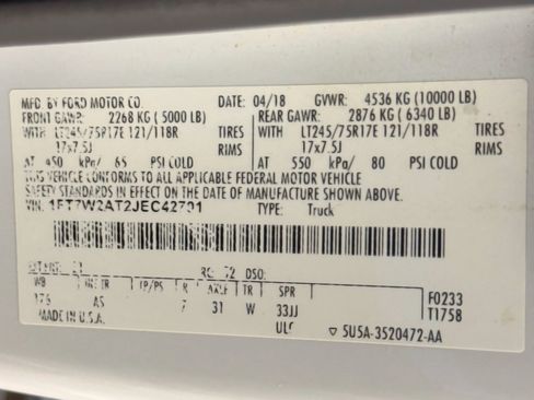 Used 2018 Ford F250 XL w/ Power Equipment Group image 16