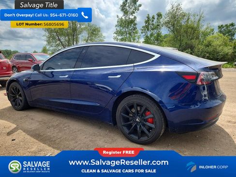 Used 2018 Tesla Model 3 AWD/4WD image 3