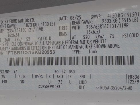 New 2025 Ford Transit 250 Base image 56