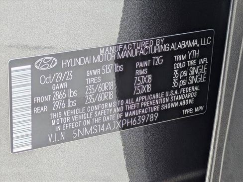 Used 2023 Hyundai Santa Fe SE FWD image 24