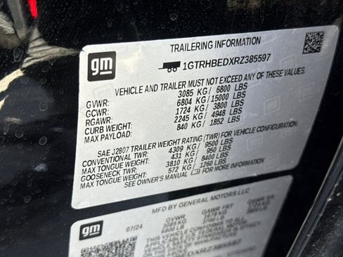 Used 2024 GMC Sierra 1500 SLE RWD image 54