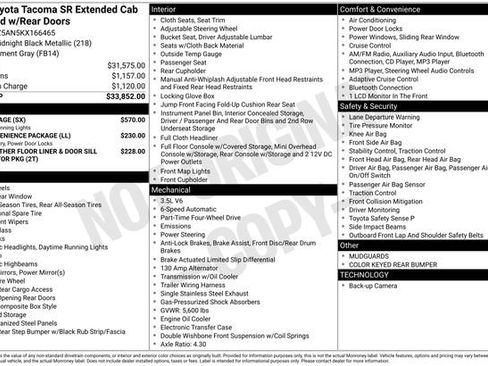 Used 2019 Toyota Tacoma SR w/ SX Package image 10