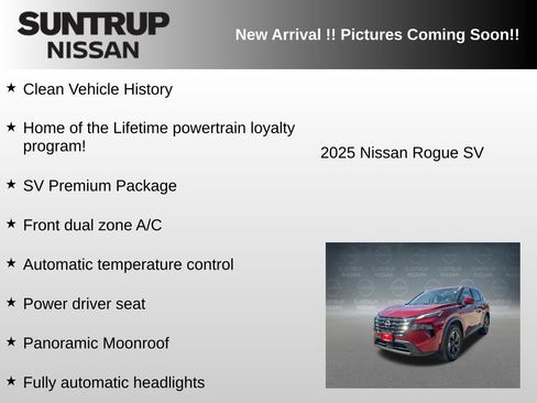 Used 2025 Nissan Rogue SV w/ SV Premium Package FWD image 6
