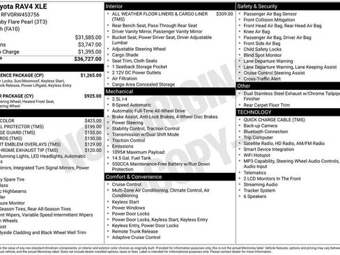 Used 2024 Toyota RAV4 XLE w/ Convenience Package AWD/4WD image 13