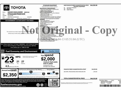 Used 2024 Toyota Grand Highlander XLE