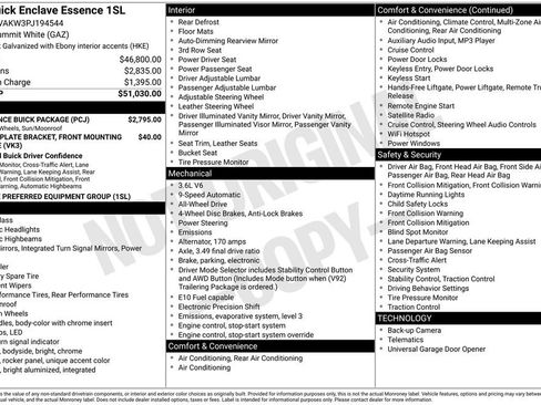 Used 2023 Buick Enclave Essence w/ Experience Buick Package image 12