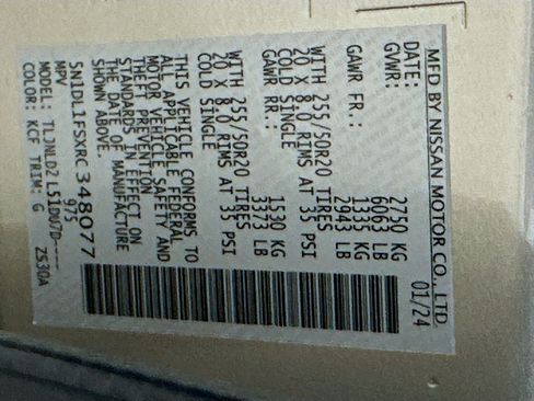 Used 2024 INFINITI QX60 Luxe w/ Performance Audio Package image 44