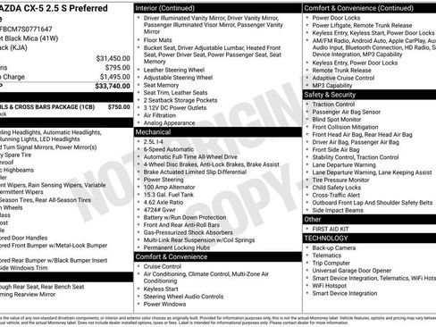 New 2025 MAZDA CX-5 AWD 2.5 S image 36