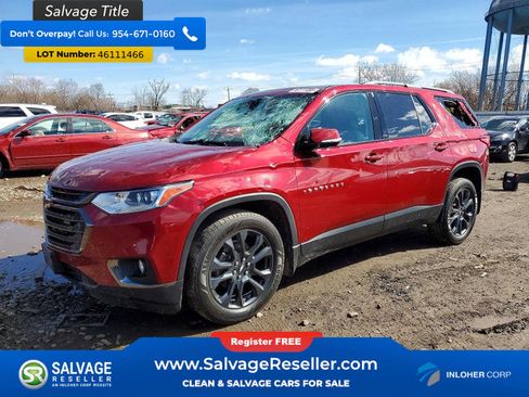 Used 2020 Chevrolet Traverse RS w/ LPO, Floor Liner Package image 1