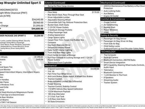 Used 2022 Jeep Wrangler Unlimited Sport image 17