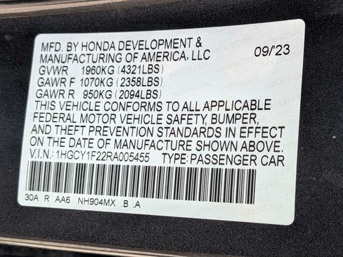 Certified 2024 Honda Accord LX image 28