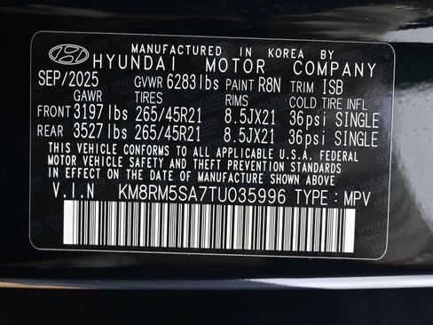 Used 2026 Hyundai Palisade Calligraphy FWD image 41