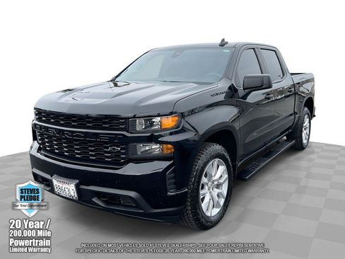 Used 2022 Chevrolet Silverado 1500 Custom w/ LPO, Dark Essentials Package image 1