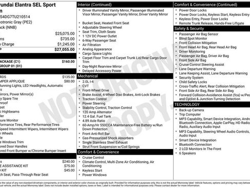 New 2026 Hyundai Elantra SEL Sport Premium w/ Cargo Package FWD image 4