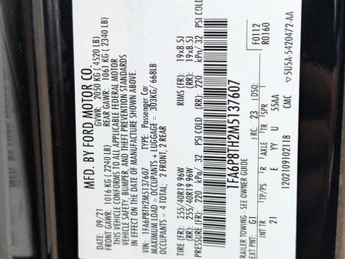 Used 2021 Ford Mustang Coupe w/ Equipment Group 101A image 28