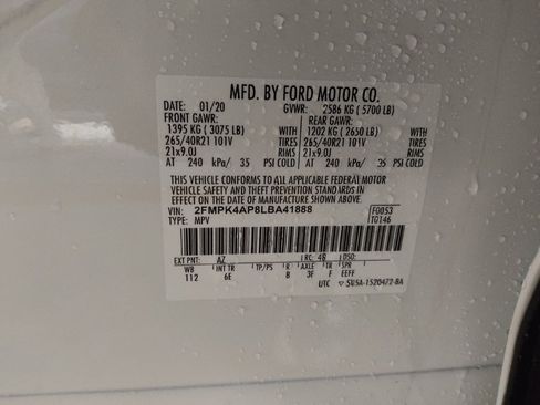 Used 2020 Ford Edge ST w/ Equipment Group 401A image 33