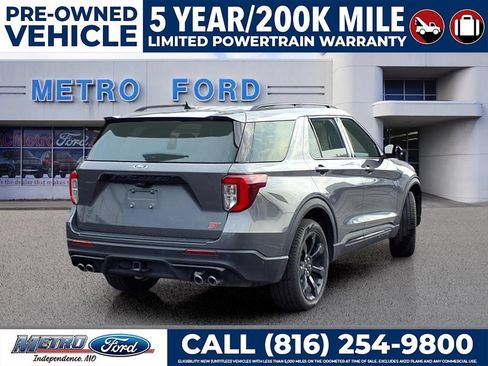 Certified 2023 Ford Explorer ST w/ Equipment Group 401A AWD/4WD image 3