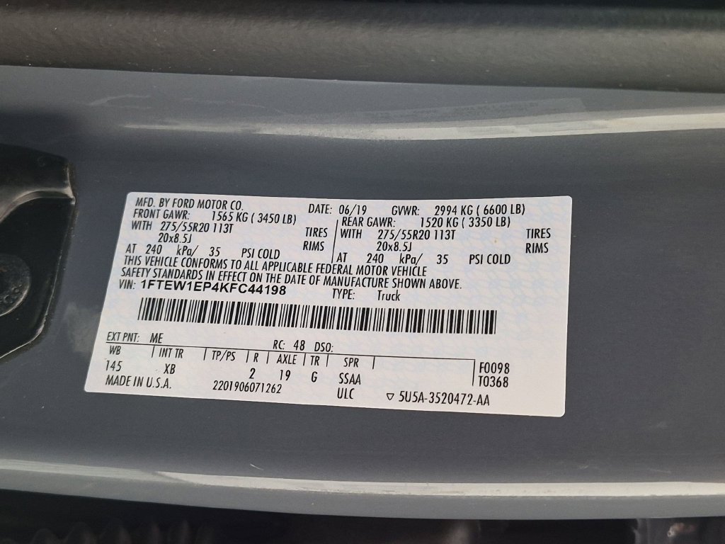 Used 2019 Ford F150 XLT w/ Equipment Group 302A Luxury AWD/4WD image 41