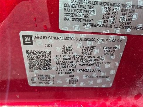 Used 2021 GMC Sierra 1500 SLT w/ SLT Convenience Package AWD/4WD image 23