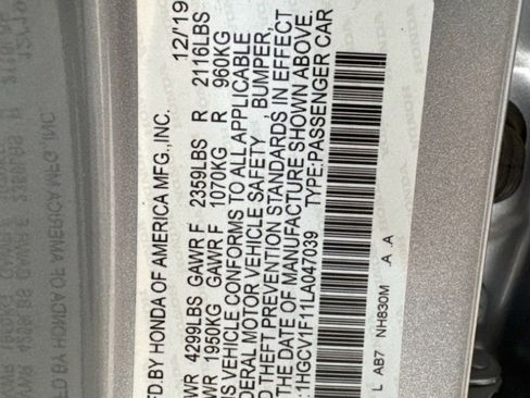 Used 2020 Honda Accord LX image 17