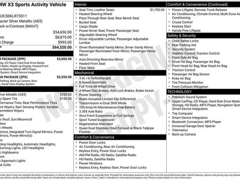 Used 2019 BMW X3 M40i w/ Premium Package image 25