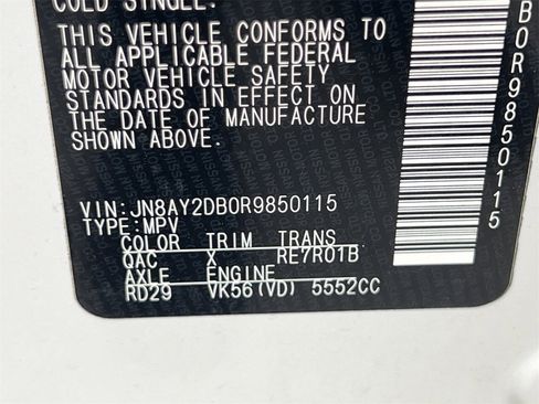 Certified 2024 Nissan Armada Platinum w/ Captain's Chairs Package image 13