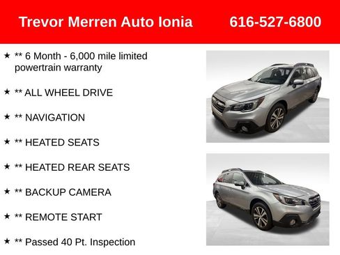 Used 2019 Subaru Outback 3.6R Limited image 8